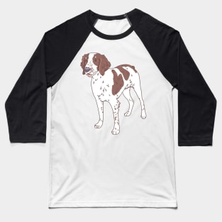 Liver Brittany Spaniel Baseball T-Shirt